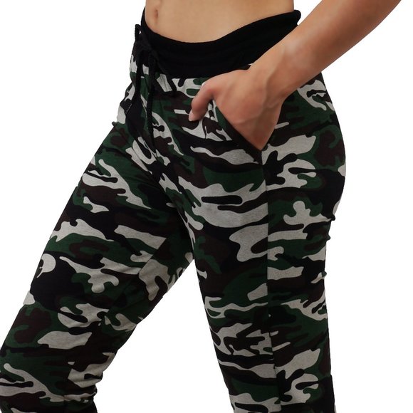 Fit Division Pants - Camouflage Joggers Sweatpants with Pockets